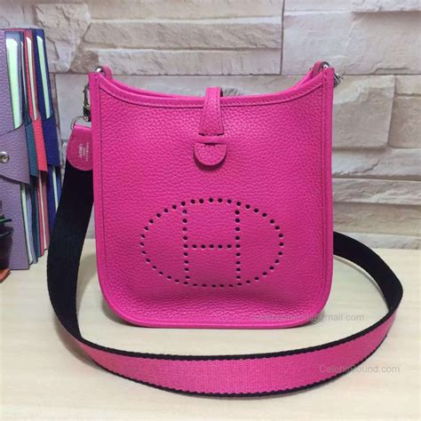 hermes evelyne hot pink|hermes evelyne 16 bag.